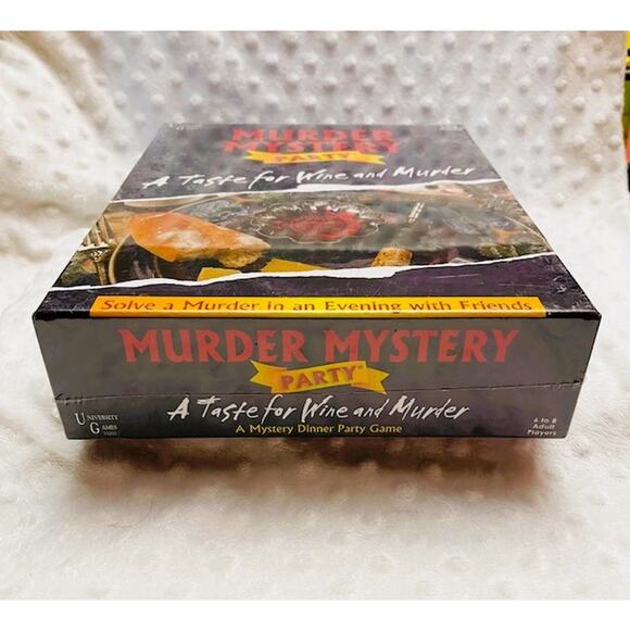 Murder Mystery Party "A Taste for Wine and Murder" Role Play Game- NEW, SEALED - Picture 4 of 6